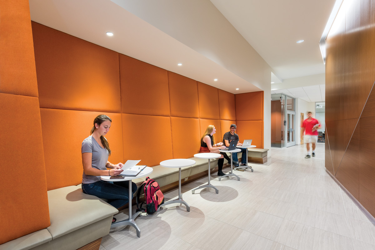 James Madison University Health and Behavioral Sciences Building — Corridor